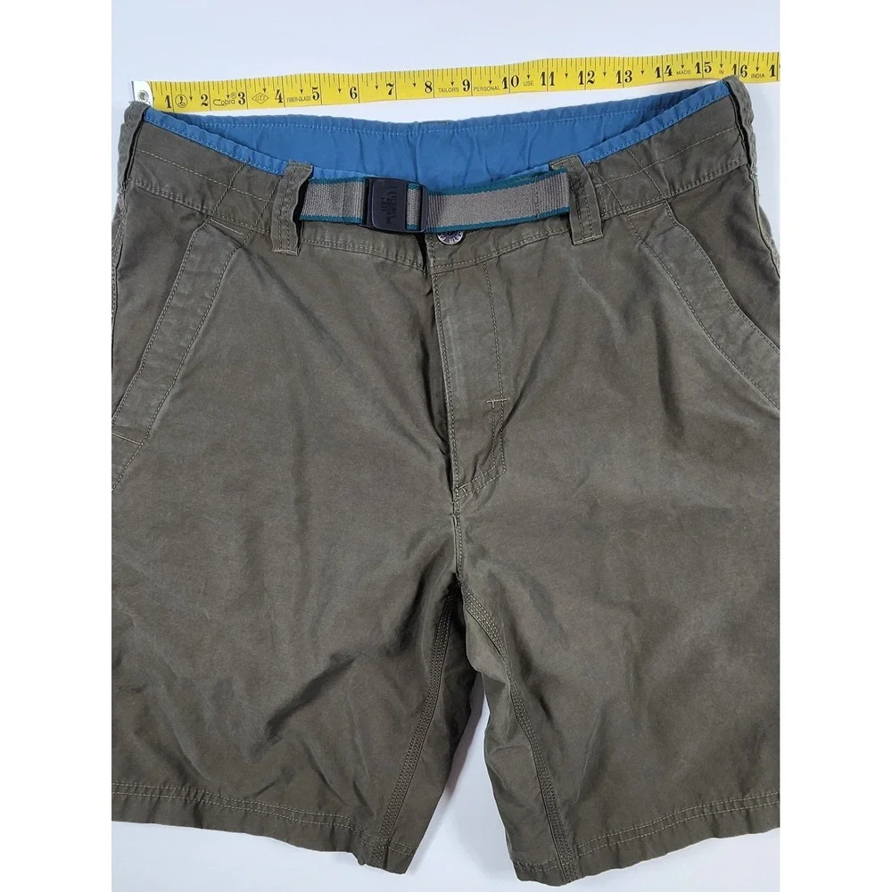 The North Face Men's Outdoor Hiking Utility Shorts Belted Y2K Size 32‎